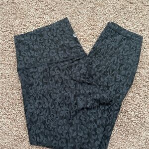 Lululemon Athletica Black Textured Leggings